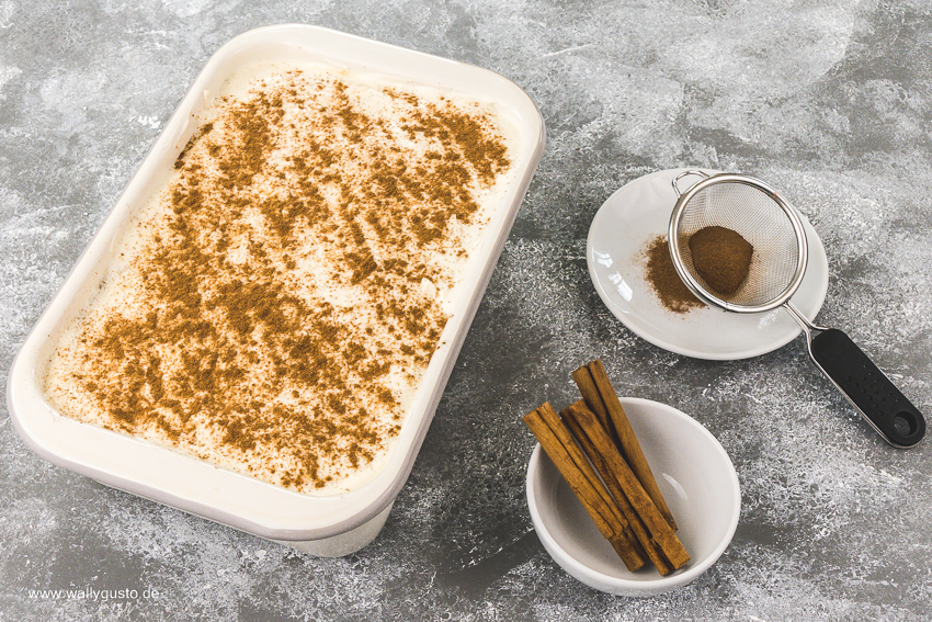 Apfel Tiramisu ohne Alkohol | Rezept auf www.wallygusto.de