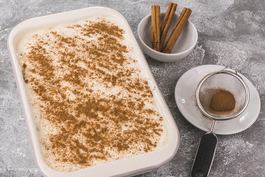 Apfel Tiramisu ohne Alkohol | Rezept auf www.wallygusto.de