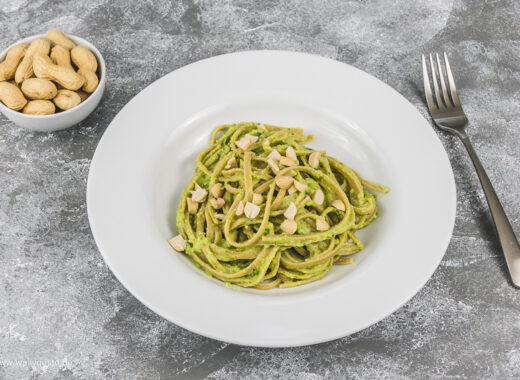Edamame-Pesto mit Erdnüssen | Rezept auf www.wallygusto.de
