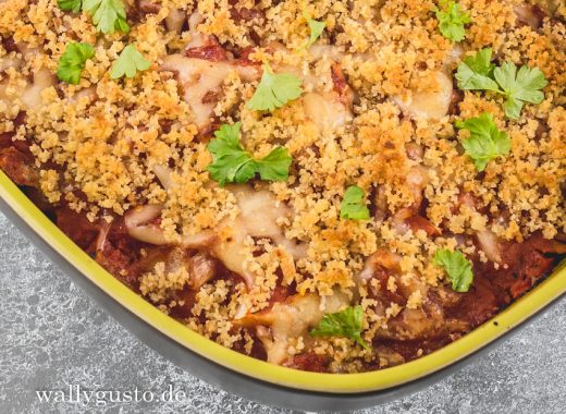 Fenchel-Tomaten-Gratin mit Knusperkruste | Rezept auf www.wallygusto.de
