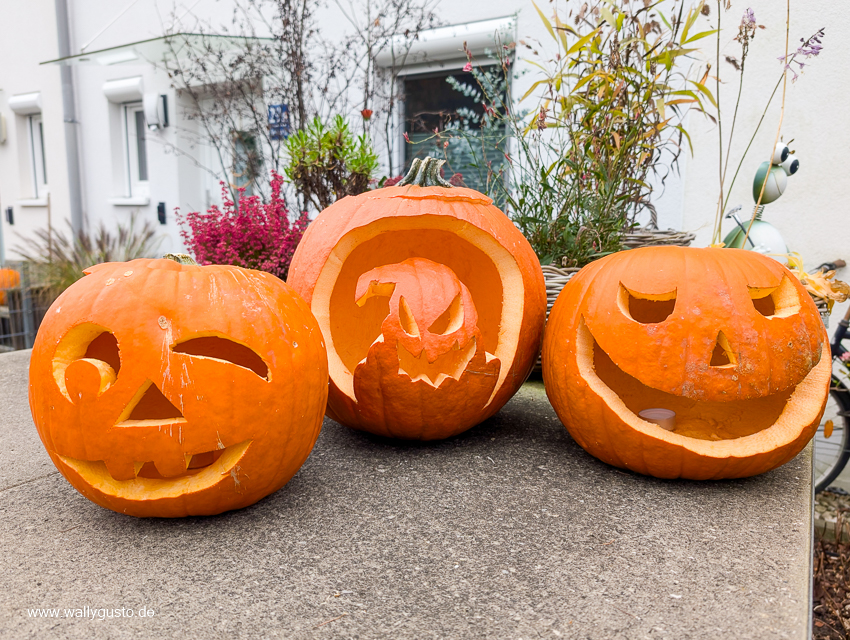 Halloween-Kürbis schnitzen: Ideen und Anleitung auf www.wallygusto.de