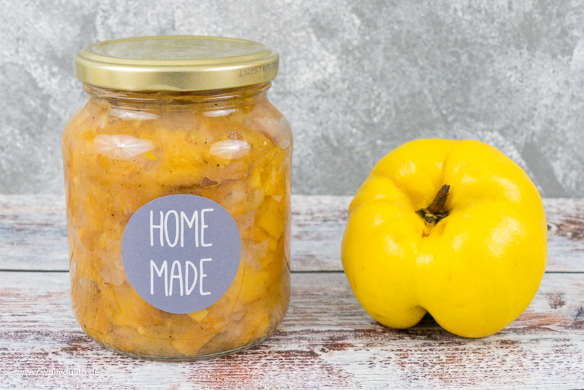 Indisches Quitten-Chutney | Rezept auf www.wallygusto.de