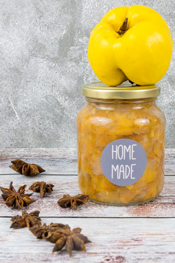 Indisches Quitten-Chutney | Rezept auf www.wallygusto.de