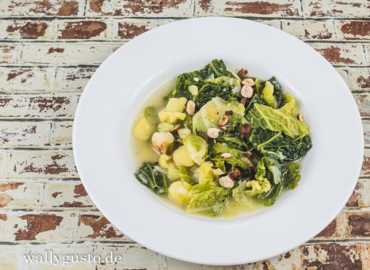 Kartoffel-Wirsing-Eintopf mit Rosenkohl | Rezept auf www.wallygusto.de