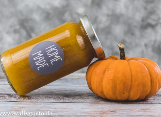 Kürbismarmelade mit Gewürzen - aus Halloween Kürbis | Rezept auf www.wallygusto.de