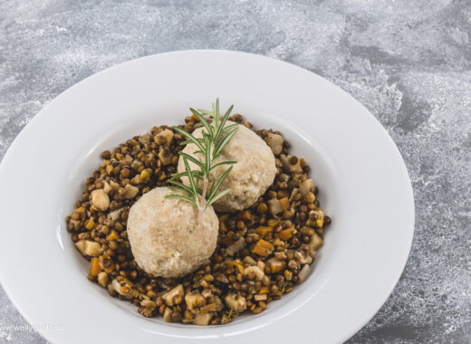 Linsen mit Knödel | Rezept auf www.wallygusto.de