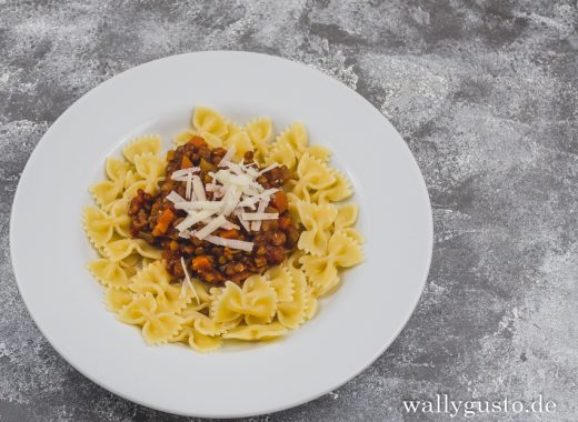 Linsenbolognese mit Berglinsen | Rezept auf www.wallygusto.de