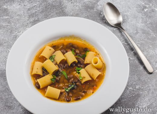 Pasta e Fagioli - Pasta mit Bohnen | Rezept auf www.wallygusto.de