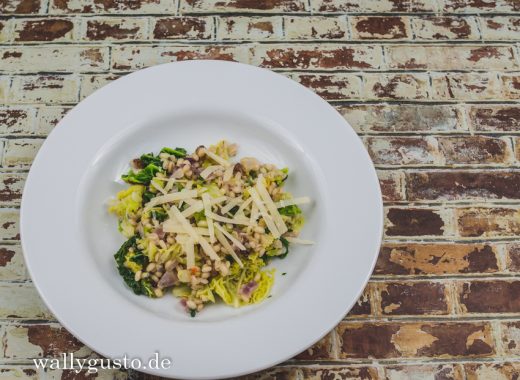 Perlgraupen-Risotto mit Wirsing | Rezept auf www.wallygusto.de