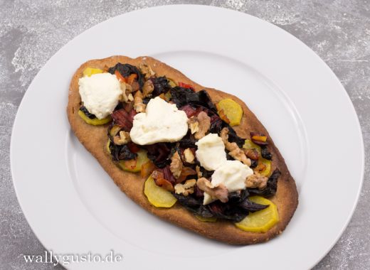 Pizza mit Mangold und Kartoffeln | Rezept auf www.wallygusto.de