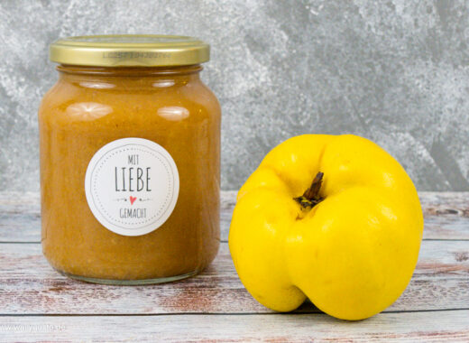 Quittenmarmelade mit Vanille und Zimt | Rezept auf www.wallygusto.de