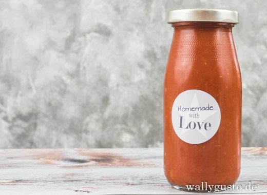Scharfes Ketchup selbst gemacht | Rezept auf www.wallygusto.de
