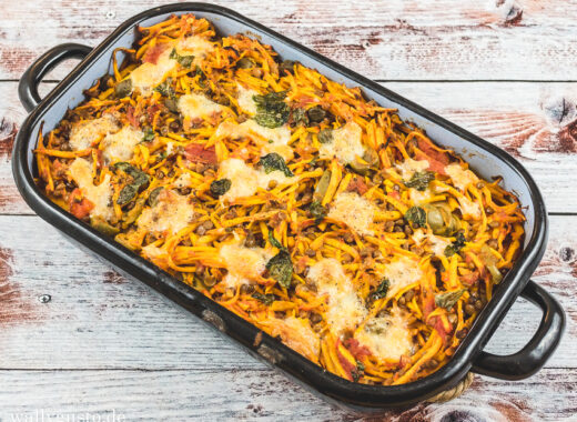 Schnelle Kürbislasagne | Rezept & Buchvorstellung auf www.wallygusto.de