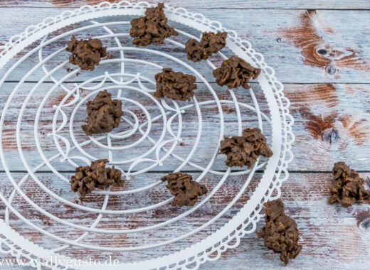 Schokokrossies mit Erdnussbutter und Erdnüssen | Rezept auf www.wallygusto.de